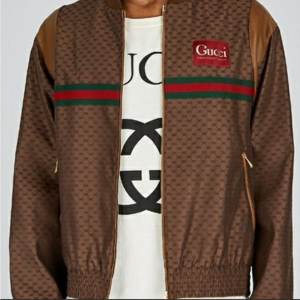 AUTHENTIC 2020 NWT GG MIGNON WEB BOMBER JACKET in size XS men’s